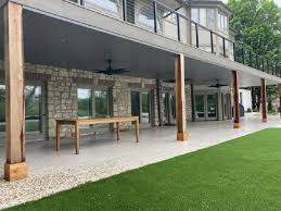 I have always done both sides and then put a clear coat exterior stain on top. An Under Deck Ceiling Transforms Your Space For Entertaining And More