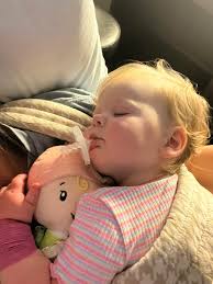 Yall please stop and pray for my baby girl Andi I got home from my session  today and she would not crawl or put any weight