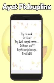 Zaman sekarang ni benda pickupline ni boleh jadi satu bahan kata, lawak, bicara yang menjadikan suatu perkara itu lebih menarik. Pick Up Line For Android Apk Download