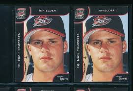 Lot (2) 2002 Multi-Ad #21 Nick Tempesta Charleston Alley Cats (CE67) SWSW6 