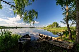 The belarus red book was created to protect rare and vanishing species of plants and animals. Pictures Belarus Vitebsk Region Nature Boats Rivers 3428x2270
