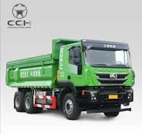 Saic Hongyan Genlyon Muck and Ore Transport Truck with 460 HP 6X4 (Shangfei  Red) Original New Truck Green 6 Cylinder Truck Lots of Stock for Half ...