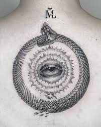 101 Ouroboros Tattoo Designs You Need To See In 2020 Ouroboros Tattoo Tattoo Designs Geometric Tattoo