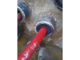 Pipe sleeves (casings) may act as a shield preventing the flow of the cathodic protection current to the carrier pipes inside them; Md3 Duct Sealing System