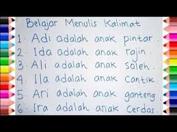 We did not find results for: Belajar Menulis Kalimat Untuk Anak Tk Paud Dan Sd Kelas 1 Youtube