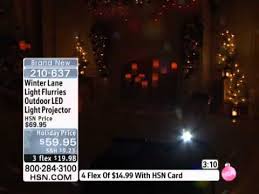 Winter Lane Light Flurries Outdoor Led Light Projector Youtube
