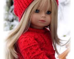 Archipeligo Doll Clothes Hand Knitting Pattern: Gansey Sweater & Hat for  American Girl (PDF Pattern)