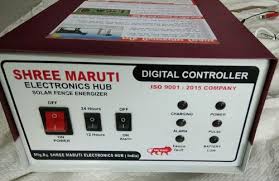 Two fastloc terminals recessed in top. 3 5 W Solar Electric Fence Energizer Rs 6500 Piece Shree Maruti Electronics Hub Id 14259429912