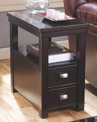 Hatsuko Chairside End Table Dark Brown End Tables With Drawers Living Room End Tables End Tables