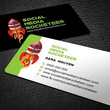 Count on developing custom cards unlike any other in just a matter of seconds. Help Social Media Rocketeer With A New Business Card Stationery Contest 99designs
