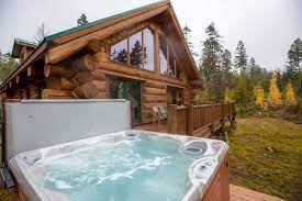 A montana cabin is the perfect place to relax after a day full of activities! Painted Hills Chateau Whitefish Escapes