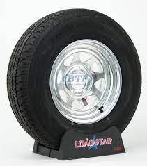Load capacity galvanized 14 in. Boat Trailer Tire St215 75r14 Radial On Galvanized Rim 5 Lug By Loadstar