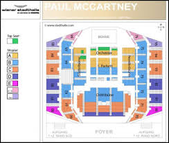 stadthalle vienna paul mccartney guide to seating plan 2018