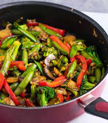 Stir Fry Vegetables Recipe With Homemade Stir Fry Sauce This Is Amazing And Has So Much Fried Vegetable Recipes Vegetable Recipes Vegetable Stir Fry Recipe