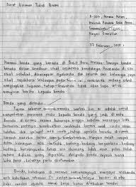 Contoh surat tidak rasmi bahasa inggeris. Download Contoh Karangan Surat Kiriman Rasmi Format Pt3 Muharram D