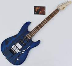 G L Usa Invader Spalted Alder Top Electric Guitar In Clear Blue Brand New In 2021 Electric Guitar Guitar Guitar Body