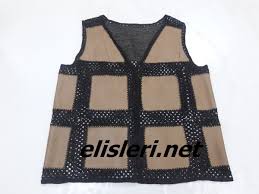 Yun Ve Kumas Birlesimi Yelek Modeli Kot Yelek Yelek Kizlar