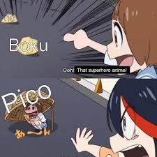 Alternatives to boku no pico the slang phrase boku no pico essentially means that something is so awful or horrendous. Boku No Pico That Superhero Anime Meme Anime Memes