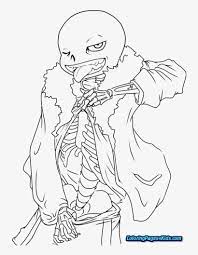 Unique underswap sans stickers featuring millions of original designs created and sold by independent artists. Undertale Sans Coloring Pages Coloring Page Undertale Sans Free Transparent Png Download Pngkey