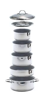 Camco 43926 Premium Ceramic Nesting Cookware Set Non Stick Pans And Pots With Removable Handles Space Efficient Excell Cookware Set Camco Kitchen Cookware Sets