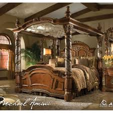 Michael's discount furniture is proud to offer portland and sw washington the best deals on home furnishings! Michael Amini Villa Valencia California King Canopy Bed