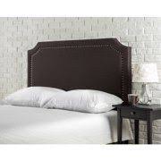 Black And White Striped Headboard Queen Better Homes And Gardens Grayson Camelback Striped Headboard Gray Walmart Com Nailhead Headboard Upholstered Headboard Headboard