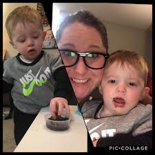 One-year-old ate chocolate hummus thinking it was pudding