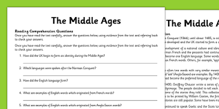 See more ideas about worksheets, 7th grade english, grammar worksheets. Middle Ages Differentiated Reading Comprehension Activity