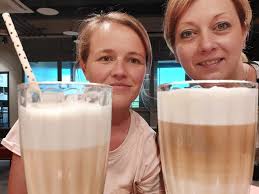 Ewa Buczek z Anna Socha na szkoleniu baristycznym w Warszawie :) 🤎☕☕☕