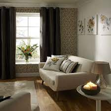 Color curtains will easily make your living room more attractive and bright, therefore don`t be afraid to experiment with combinations. Simple Living Room Ideas Wallpaper Curtains Cushions Wall Art And Rug All At Www Chicathome Co Uk Casas