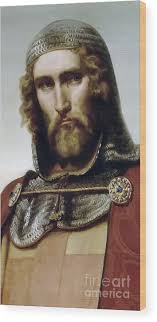 Guy of Lusignan, King of Jerusalem and Cyprus Wood Print