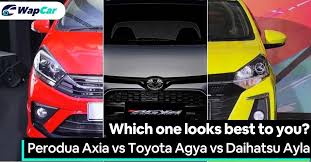 Perodua axia 2019 menerima peningkatan penawaran penting terutamanya dari sudut keselamatan. Perodua Axia Vs Its Indo Cousins Toyota Agya Daihatsu Ayla Are Malaysians Shortchanged Wapcar
