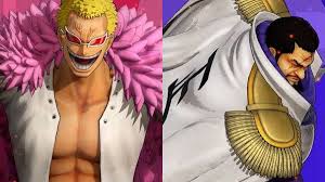 Doflamingo shot law eight times in various places, mocking the word corazon on law's jacket. One Piece Pirate Warriors 4 Donquixote Doflamingo And Issho Fujitora Trailers Gematsu