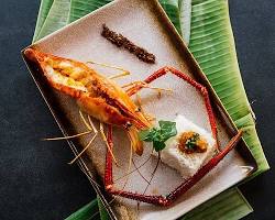 Image of fine dining restaurant in Cambodia serving a modern Cambodian dish