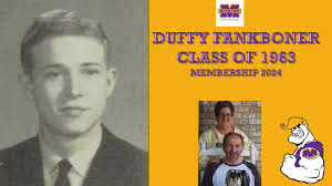 Giant thanks to Duffy Fankboner from the Class of 1963 for his membership  of $50.00 to the Marion High School Alumni Association! Despite Duffy's  passing, he is honored by Chuck and Dianne