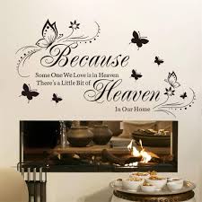 Wall art ideas design : Ufengke Heaven In Our Home Wall Stickers Quotes And Sayings Wall Decals Art Decor For Bedroom Living Room Buy Online In Solomon Islands At Solomon Desertcart Com Productid 128441938