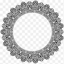 Bunga gambar hitam dan putih klip seni bunga sederhana outline gambar png. Template Latar Belakang Bunga Abu Abu Bulat Ornamen Kaligrafi Arab Pola Islam Persegi Panjang Monokrom Png Pngegg