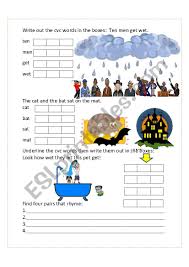 Check spelling or type a new query. Ten Men Get Wet Cvc Words Practice Esl Worksheet By Redcamarocruiser