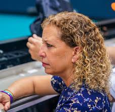 Congresswoman Debbie Wasserman Schultz Attends Men`s Final Match at 2022  Miami Open at the Hard Rock Stadium in Miami Gardens Editorial Stock Photo 