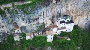 There are a lot and they aren't even and some are rather large if you are a short legged person. Santuario Madonna Della Corona 4k Drone Footage Youtube