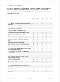 Evaluationsbogen Grundschule Download Pdf Doc Xls