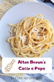 These soft cookies are coated. Alton Brown S Cacio E Pepe Recipe Review Eat Like No One Else
