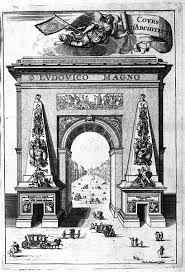 La Porte Saint Denis Designed By Architect Francois Blondel And The Sculptor Michel Anguier At The Order Of Vintage Ephemera Architecture Drawing Saint Denis