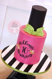 A Nail Polish Nail Varnish Cake For A Spa Party Kids Birthday Party Food Spa Party Cakes Spa Cake