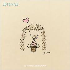 Namiharinezumi Cute Drawings Hedgehog Drawing Hedgehog Art