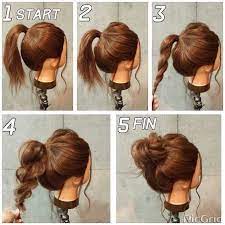 Awesome Easy Messy Buns For Long Hair Step By And Pics 1000 Sac Sac Modeli Fikirleri Gunluk Sac Modelleri