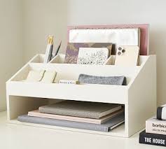 Aubrey Desktop Organizer In 2020 Desktop Organization Home Office Accessories Office Storage Furniture