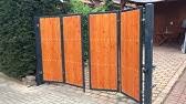 Danach baust du mit deinen helfern den rohbau alleine auf und lässt verschiedene bauschritte vom hersteller. 2 Flugeliges Einfahrtstor Selber Bauen Eingangstor Hoftor Grundstuckstor Bauanleitung Diy Youtube