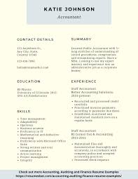 accounting resume samples & templates