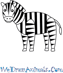 But for some reason, until now these dogs are hungry on our site, and so we decided to draw a bone for them. How To Draw A Simple Zebra For Kids